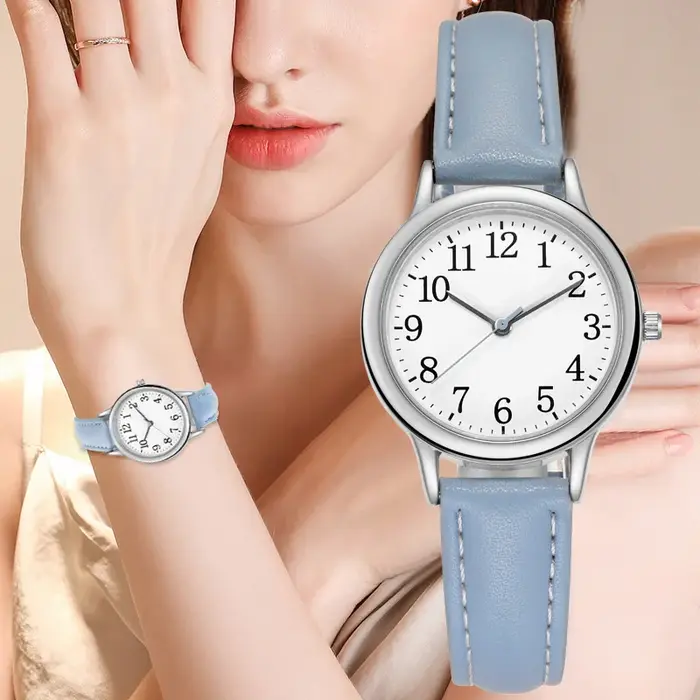 Nouvelle mode étudiants montres dames montres de luxe femme petit Bracelet en cuir montre pour filles cadeaux Relogio Feminino chaud