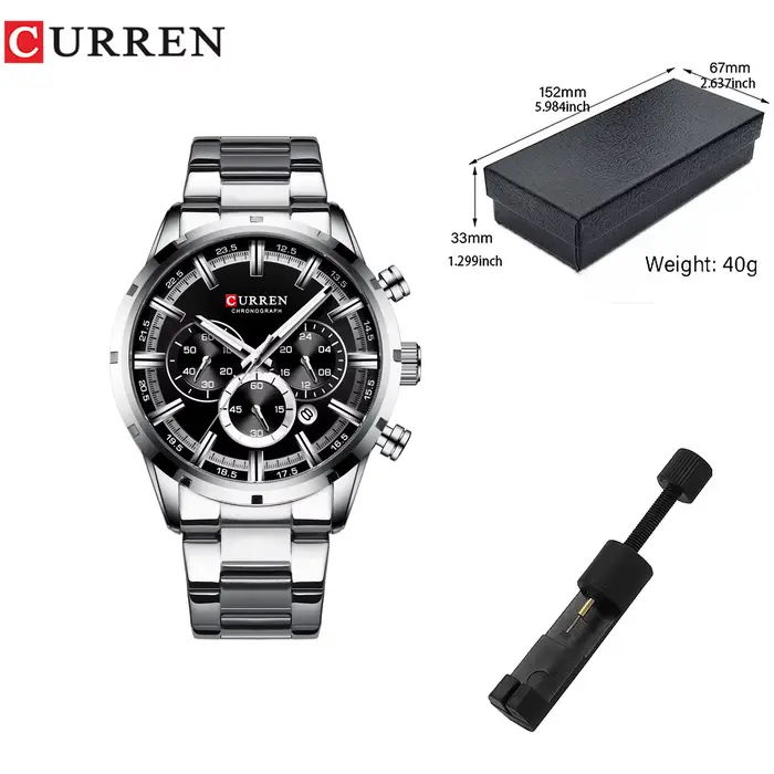 Nouvelle montre pour homme CURREN, montre de mode tendance, montre de luxe de marque haut de gamme, 
