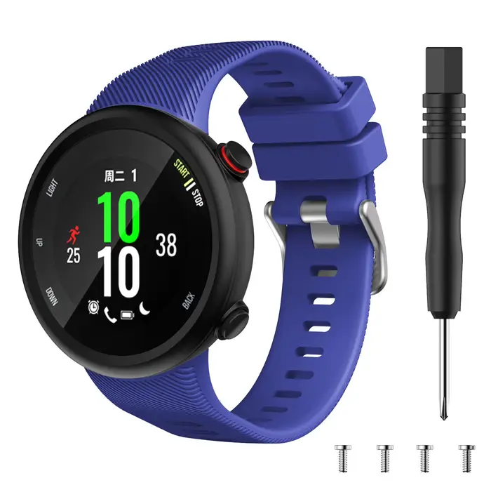 Bracelet en Silicone de haute qualité pour Garmin Swim 2