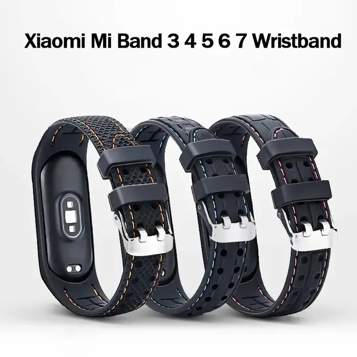 Bracelet de montre de sport en silicone pour Xiaomi Mi Band