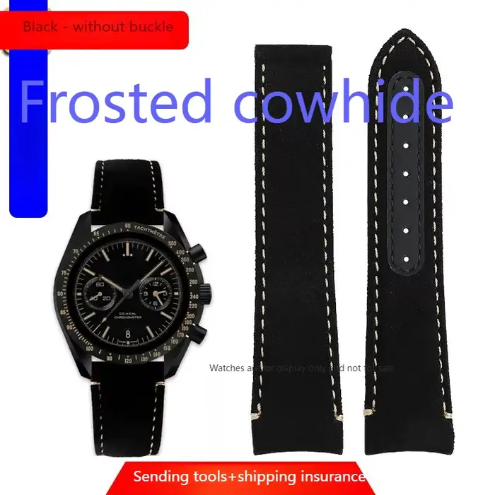 Pour Omega côté sombre de la lune Speedmaster 311.92.44 bracelet de montre à fermoir déployant