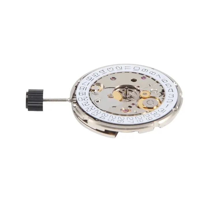 ELBA_pour ETA 2824-2 SELLITA SW200 blanc 3H mouvement d'horloge de montre mécanique