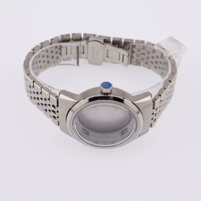 Boîtier de montre pour homme 40 mm en acier inoxydable 316L
