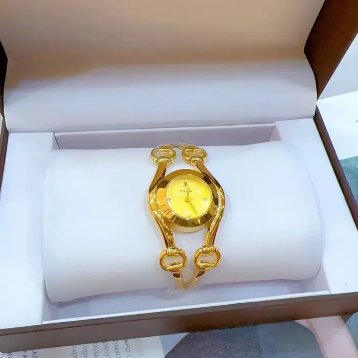 Montre plaquée or 24 carats