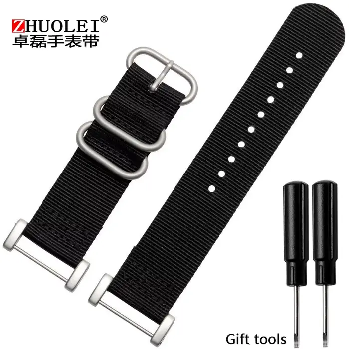 Zhuolei nouveau bracelet de montre Suunto essential Core 24MM + 45 couleurs