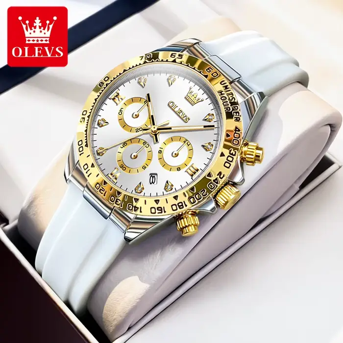 Montre pour femme OLEVS, montre à quartz de luxe originale, étanche, lumineuse, date automatique, mo