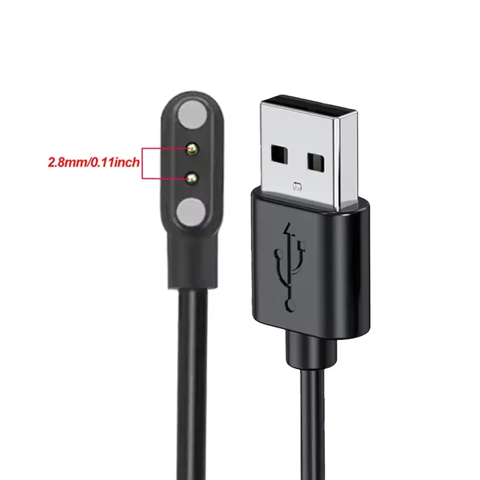 Câble de charge magnétique universel, chargeur USB, ligne d'alimentation pour montre connectée, brac