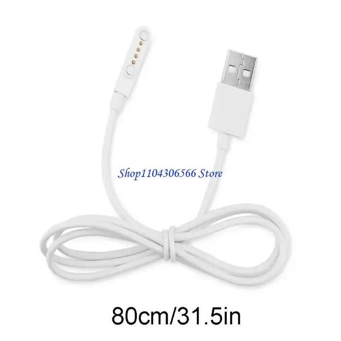02dd Universal 4pin Space pour montre intelligente Câble magnétique