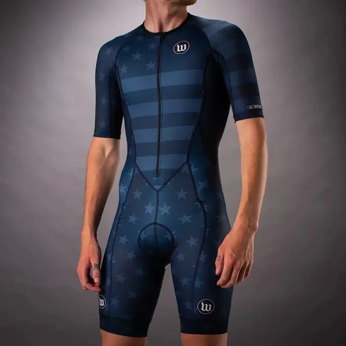 Combinaison de cyclisme classique à manches courtes pour hommes