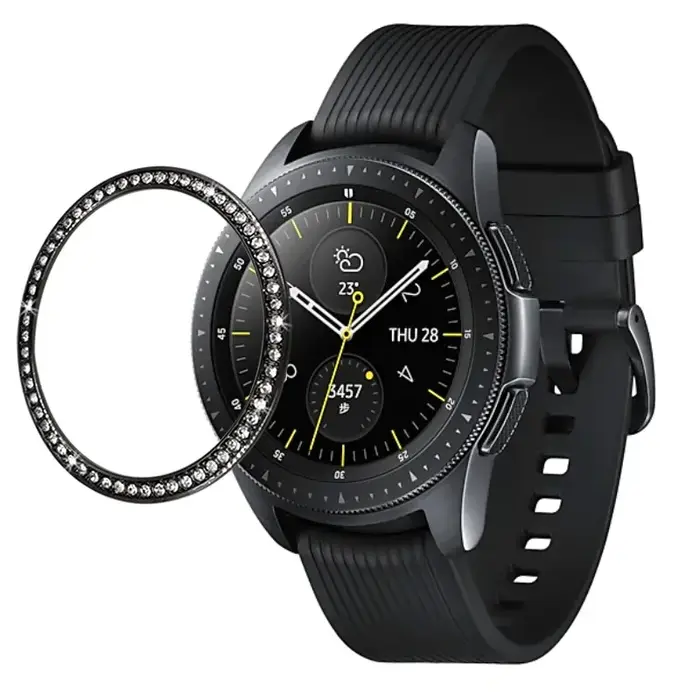 Boîtier pour montre connectée Samsung Galaxy Watch 42mm R810/Galaxy Watch 46mm R800/R850/Gear S3, éc