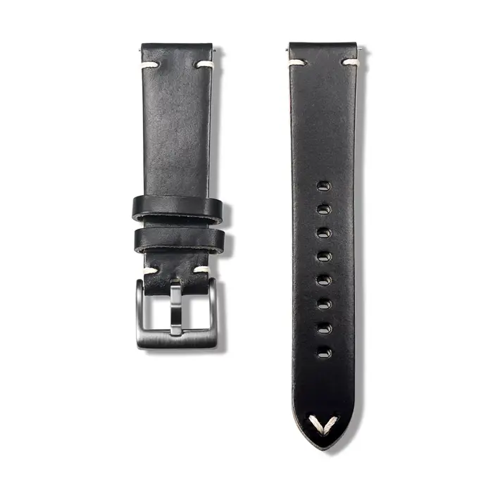 Horween – bracelets de montre en cuir, couleur bordeaux, Chromexcel, vert, 4mm d'épaisseur, fait à l