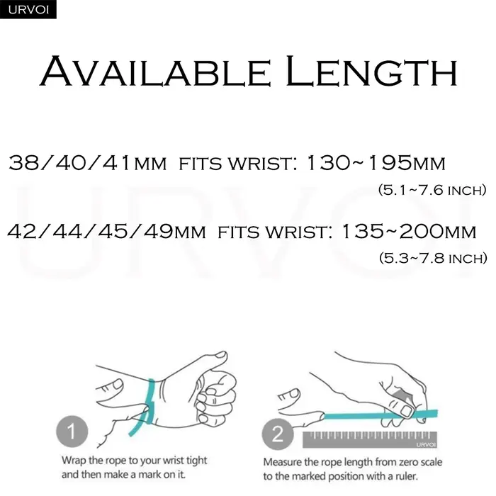 Bracelet en titane URVOI pour Apple Watch Ultra 3 2