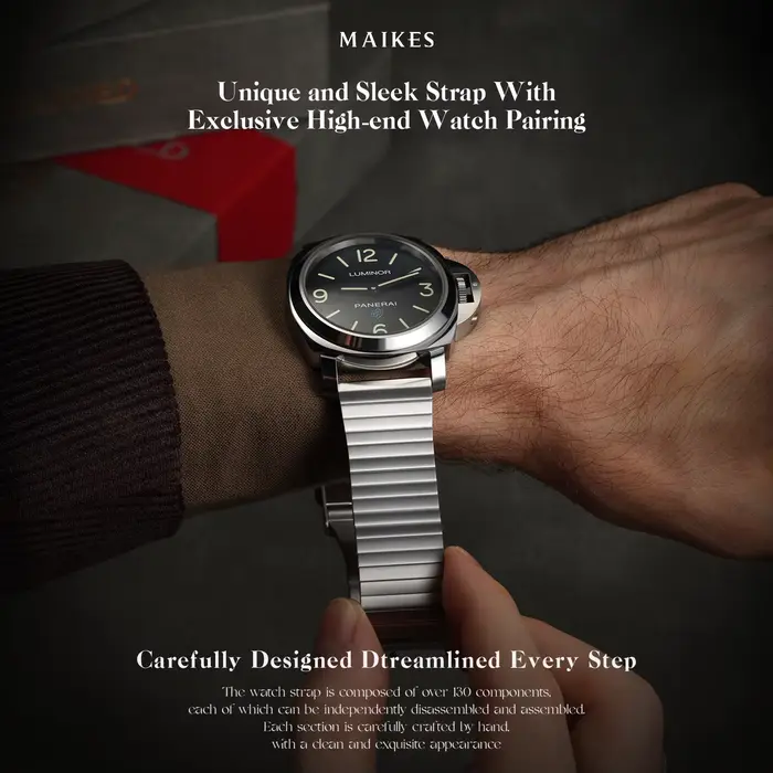 MAIKES – Bracelet de montre à maillons intégrés