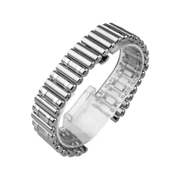 Bracelet de montre en acier inoxydable massif de qualité supérieure