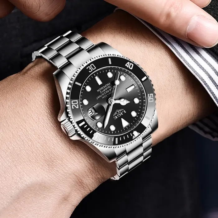 LIGE Montre pour hommes Top marque de luxe mode