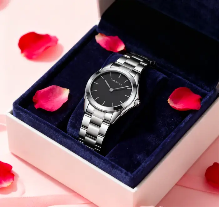2025 flambant neuf CHRONOS femmes montres de luxe mode élégant étanche montre-bracelet à Quartz pour fille dames horloge Relogio Feminino