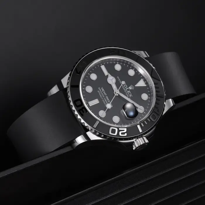 Bracelet de montre de luxe en caoutchouc naturel
