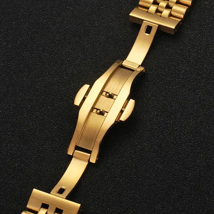 Bracelet de montre Fit Datejust Log Series Jubilee, 12 13 14 16 17 18 19 20 21 22mm, bracelet en acier inoxydable, interface à arc plat