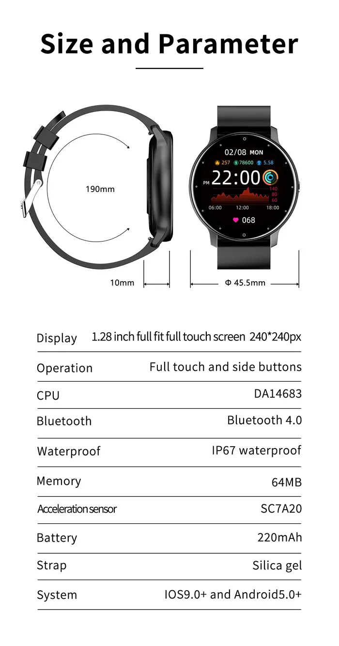 Montre connectée pour Samsung Galaxy S24 Ultra S24 + XCover7