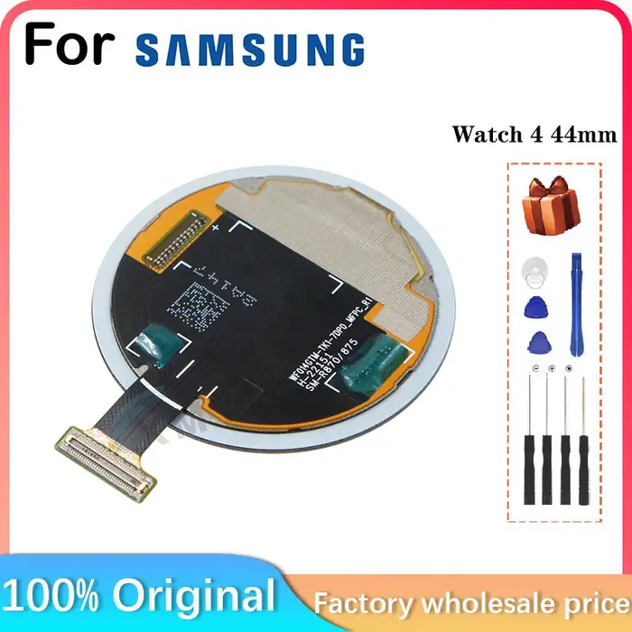Nouveau pour Samsung Galaxy Watch 4 44mm R-870 R-875 SM-R870 SM-R875 GPS Bluetooth WiFi + LTE LCD éc