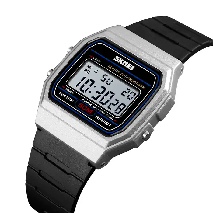 Skmei femmes Led montres étanches mode bracelet en polyuréthane natation numérique Sport montre-brac