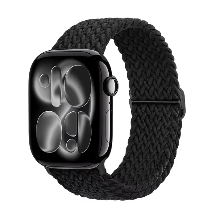 Bracelets tressés pour Apple Watch, 44/42/45/49/46/40/41mm, bracelet élastique réglable en Nylon, iW