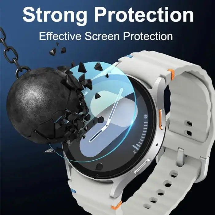 Verre trempé pour montre intelligente Film de protection d'écran 40mm 39mm 38mm 37mm 36mm 35mm 33mm 42mm 30mm-46mm