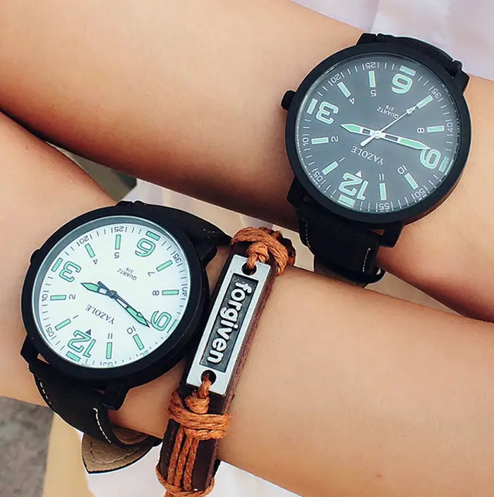 Montre pour hommes sport montres lumineuses
