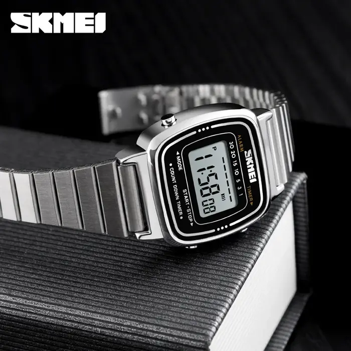 SKMEI mode Sport montre femmes grandes marques de luxe 3Bar étanche dames montres petit cadran