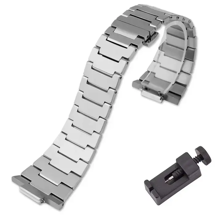 Bracelet en acier inoxydable massif pour Tissot PRX série 35MM/40MM, Interface dédiée, pièces de rec