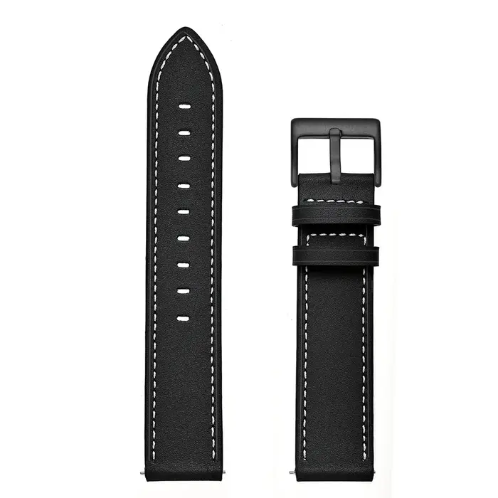 Bracelet en cuir de 22mm pour Amazfit Bip Max