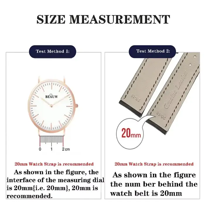 Bracelet de montre en acier inoxydable massif