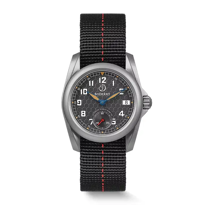BODERRY hommes montre automatique 40MM titane pilote Sport mécanique montre-bracelet 10ATM étanche s