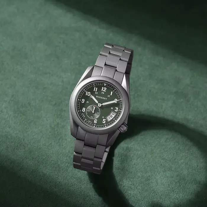 Boderry VOYAGER 38 Field Watch Mouvement à quartz