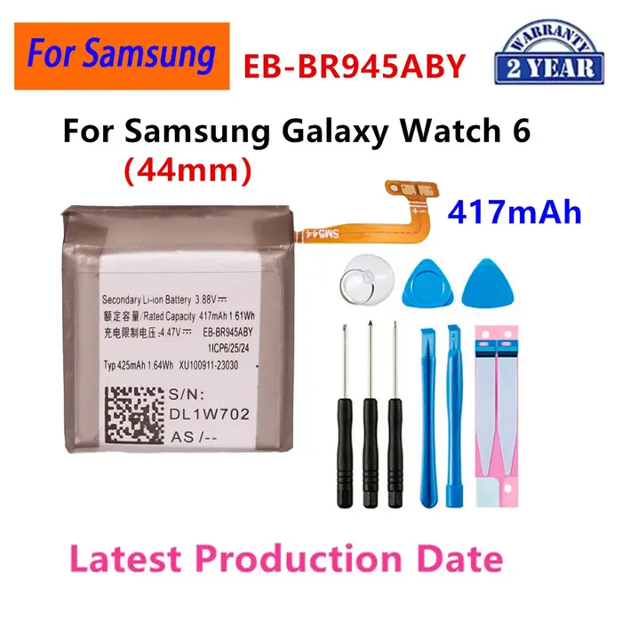 Batterie de remplacement pour Samsung Watch 6 40mm 44mm SM-R930 R935 R940 R945