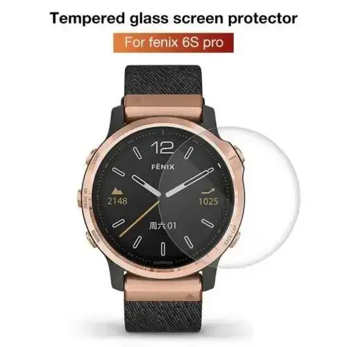 Film de protection d'écran en verre pour montre intelligente Garmin Fenix