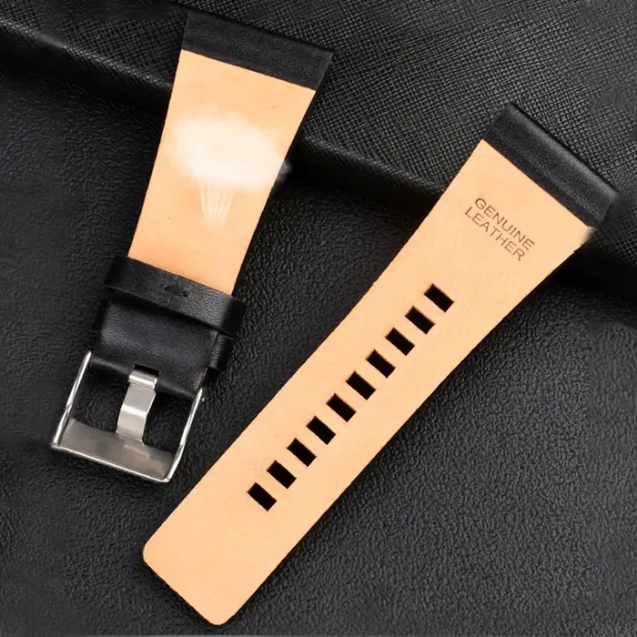 Bracelet de montre en cuir pour hommes, pour Diesel DZ7396 DZ1206 DZ1399 DZ1405, 22-32mm, Bracelet de montre de remplacement, grande taille