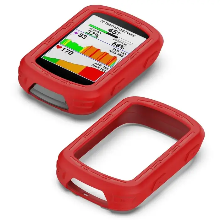 Coque de protection en silicone souple anti-collision pour ordinateur GPS Garmin Edge 840/540