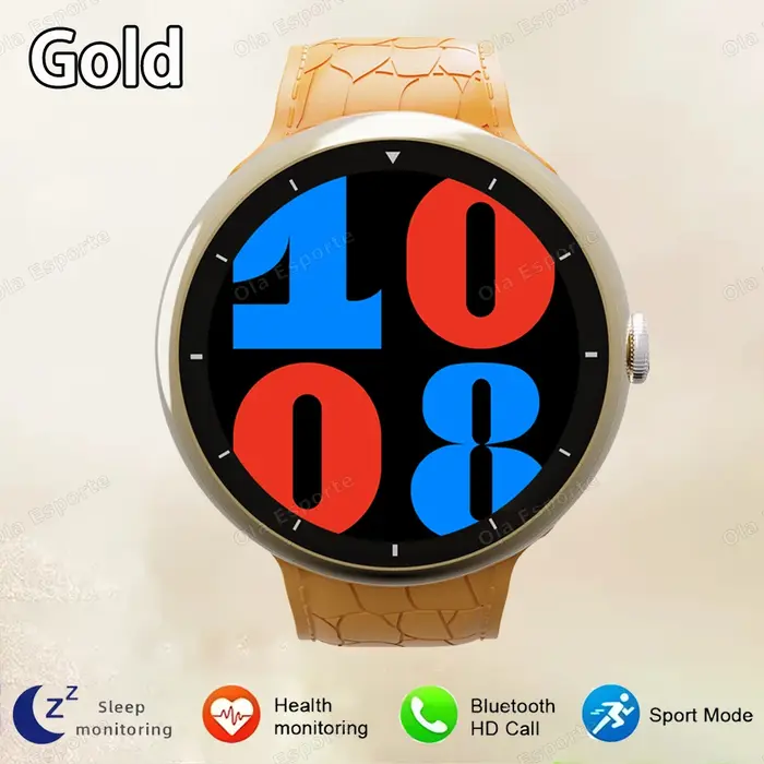 Montre intelligente 2.09 pouces AMOLED écran Bluetooth appel boussole Tracker hommes montres de sport moniteur de santé femmes Smartwatch étanche
