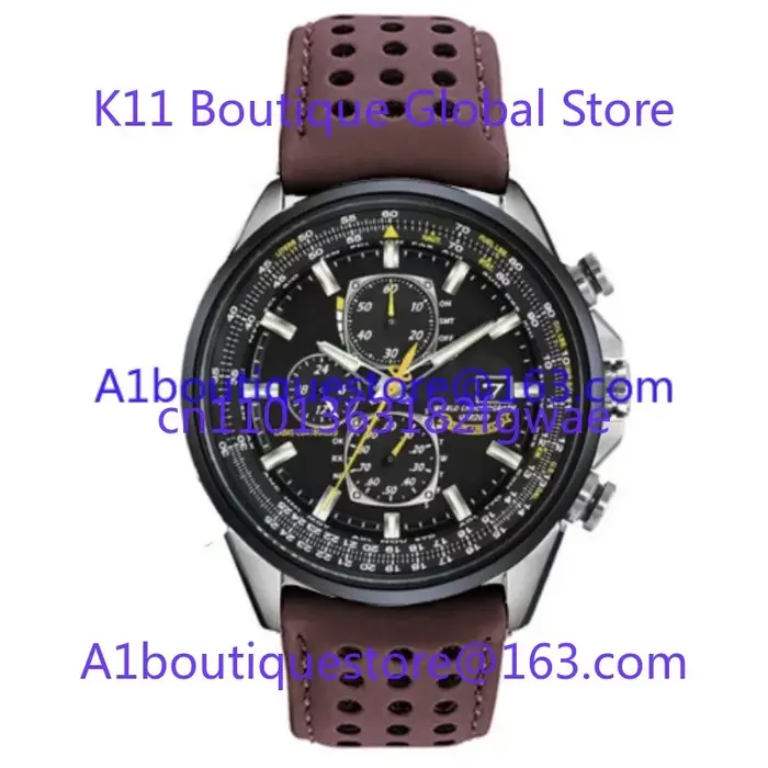 Montre pour homme à quartz Blue Angel avec multifonction à 4 boutons