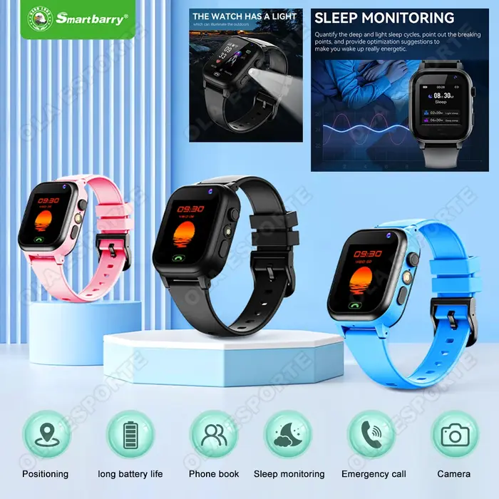 4G carte SIM enfants Smartwatch LBS GPS positionnement + WiFi localisation appel montre intelligente USB charge montres