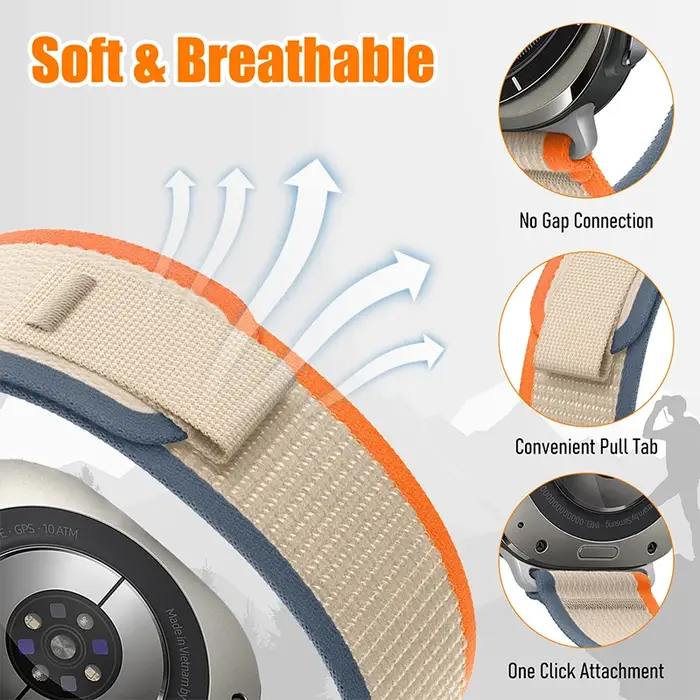 Bracelet de montre Trail Loop pour Samsung Galaxy Watch Ultra 2025