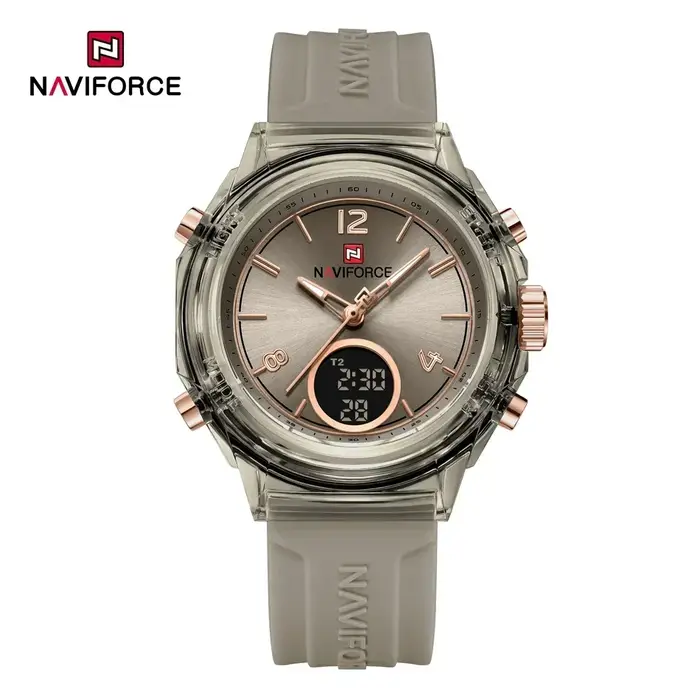 NAVIFORCE NF7109 montre à Quartz pour dames mode femmes double affichage montres