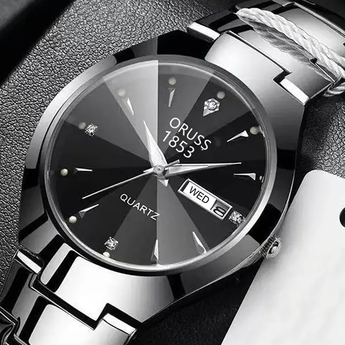 Montre de couple étanche pour hommes et femmes