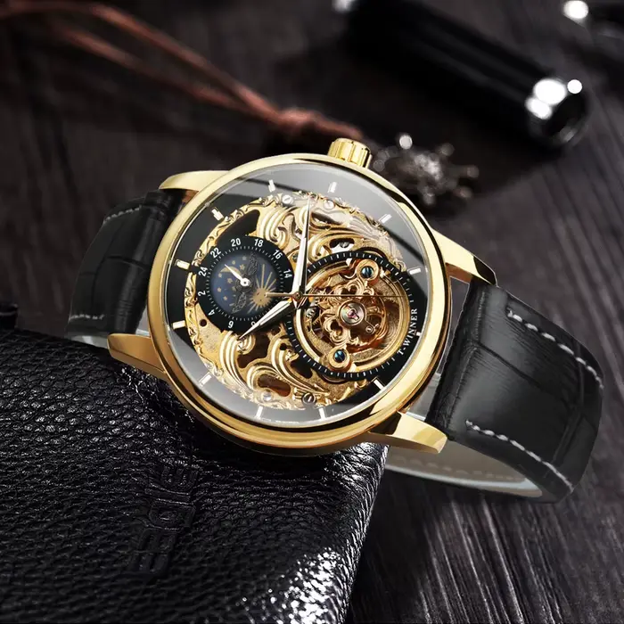 Montre de luxe à tourbillon pour homme