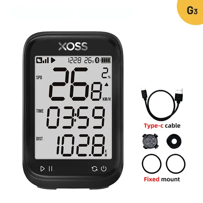 XOSS nouveau G3 GPS G3 + ordinateur de cyclisme G Plus compteur de vitesse sans fil Bluetooth Tracke