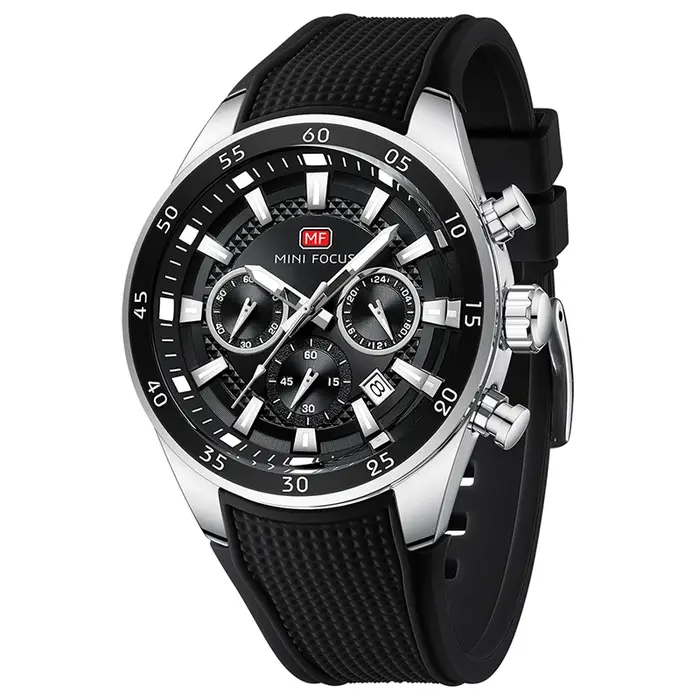 Montre-bracelet analogique à quartz sport décontractée Brighter Day large multifonction MF0627G 2026 MINI FOCUS