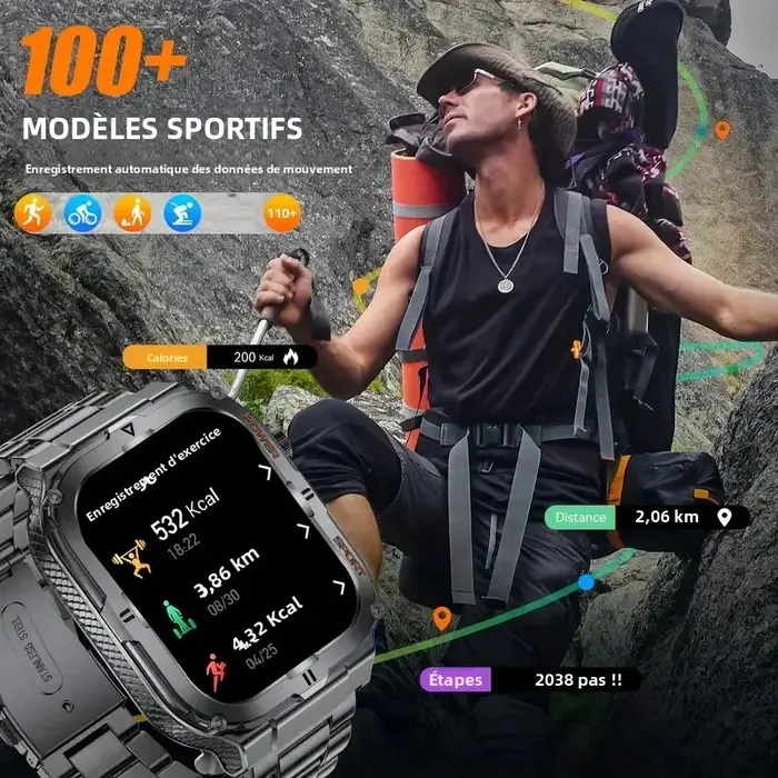 Nouvelle montre connectée pour homme 2026