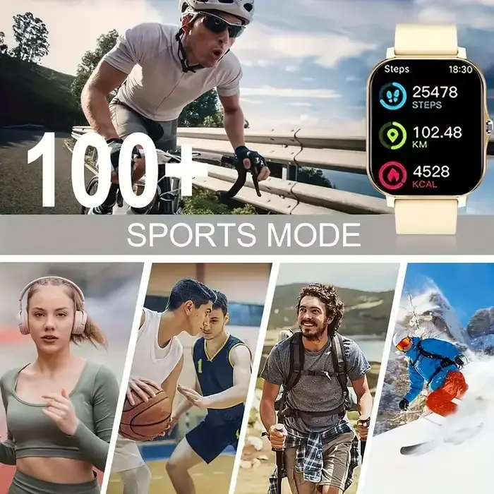 Montre connectée sportive, moniteur de santé, étanche, appels Bluetooth, pour hommes et femmes, compatible iOS et Android, modèle 2026