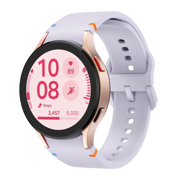 Bracelet officiel pour Samsung Galaxy Watch 7 FE 44mm 40mm, en Silicone, Galaxy Watch6 4 6 Classic 5